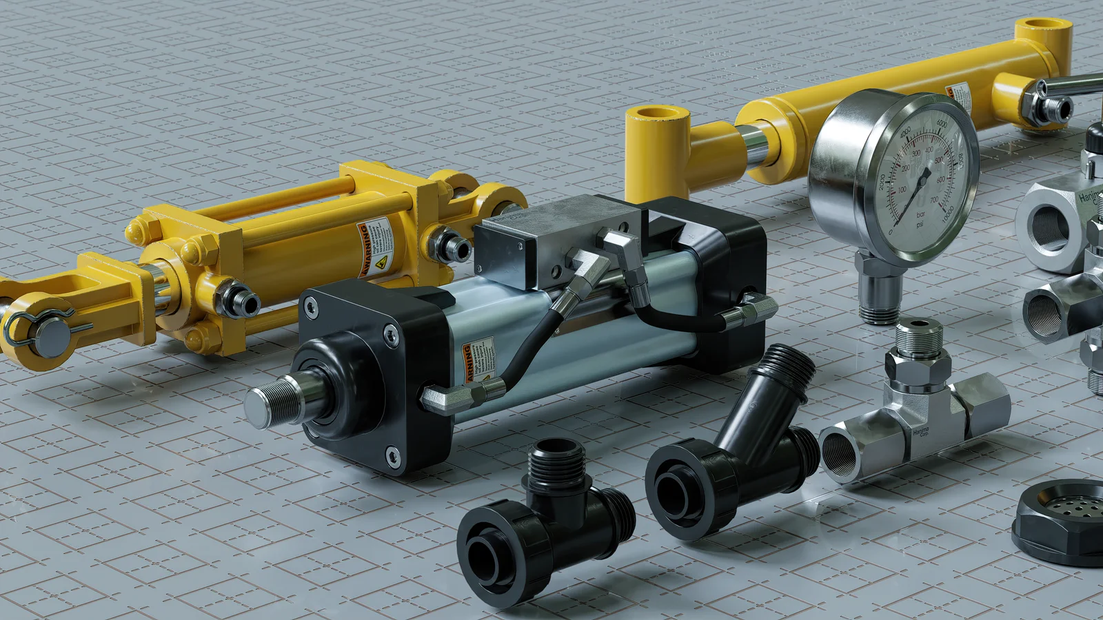 Hydraulic Components Kitbash screenshot 4