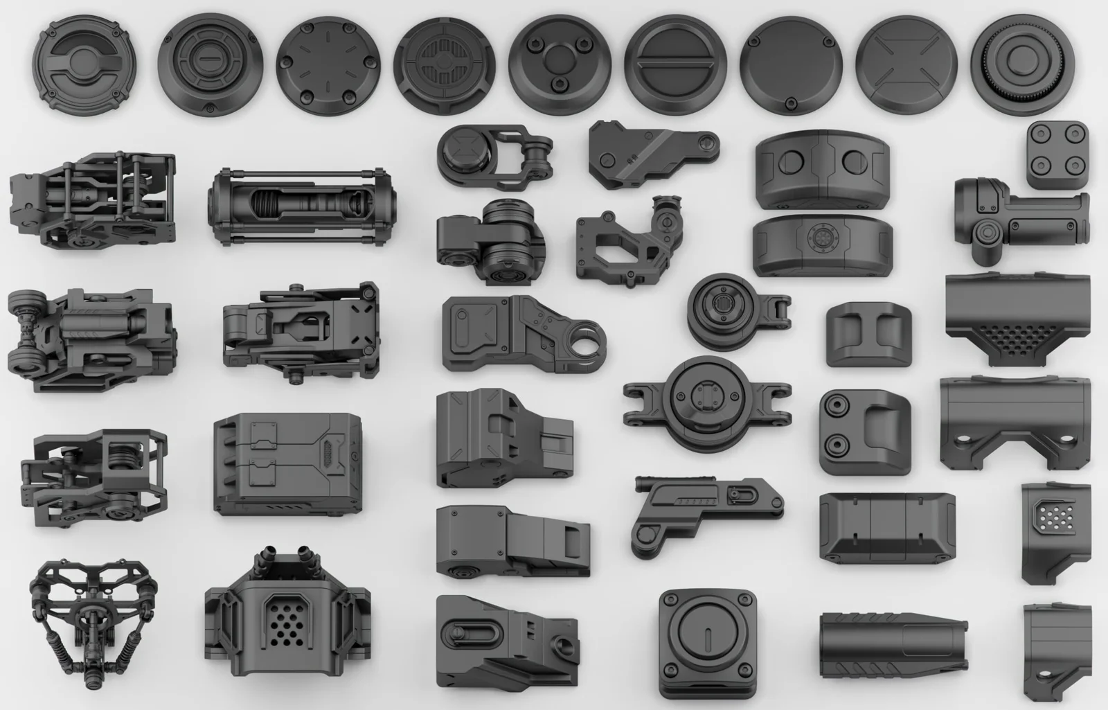 Hard Surface Kitbash Vol 1 screenshot 2