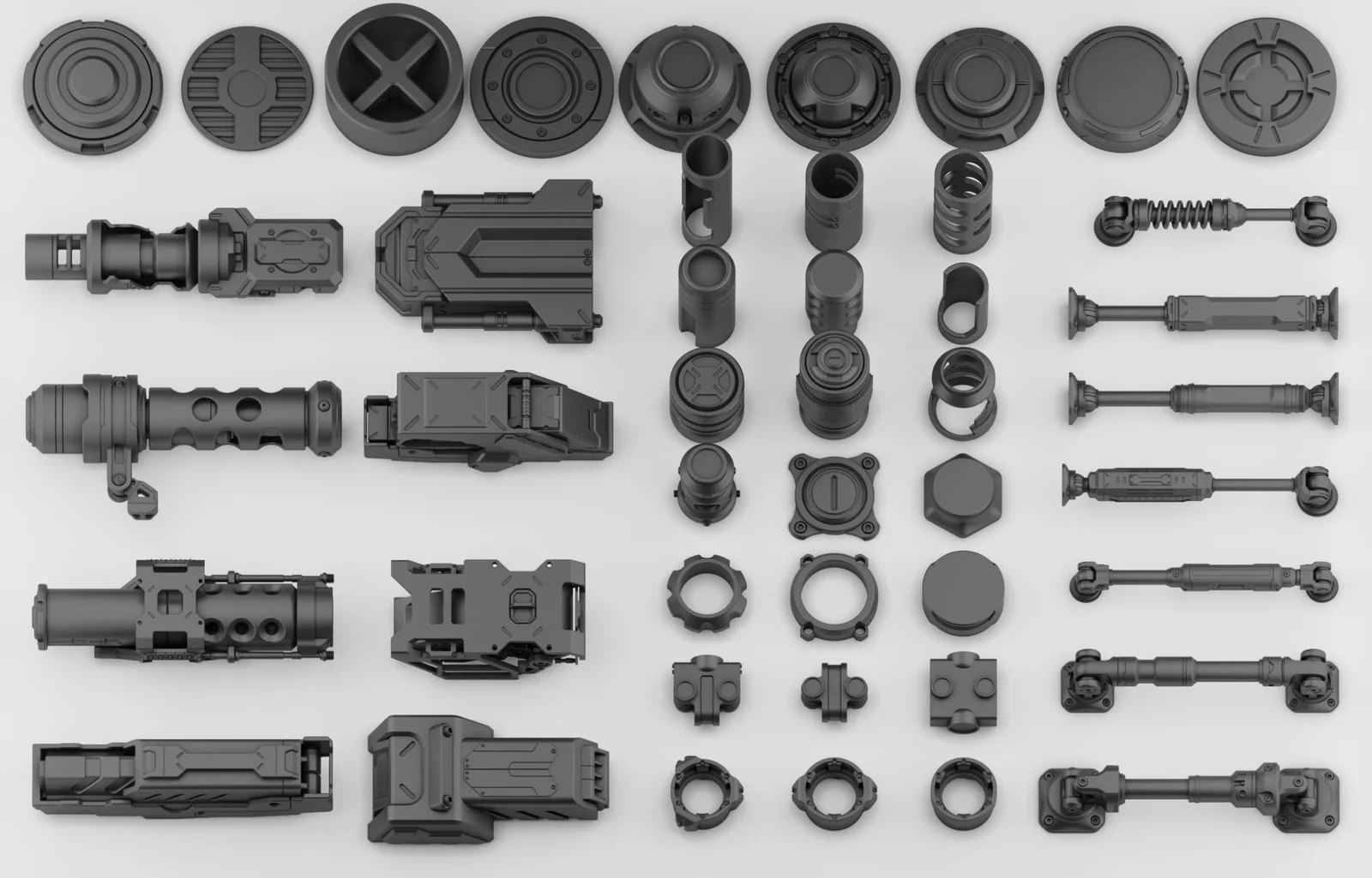 Hard Surface Kitbash Vol 1 screenshot 4