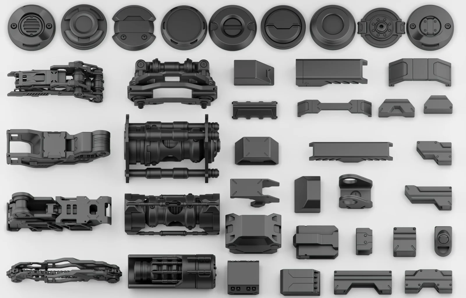 Hard Surface Kitbash Vol 1 screenshot 5