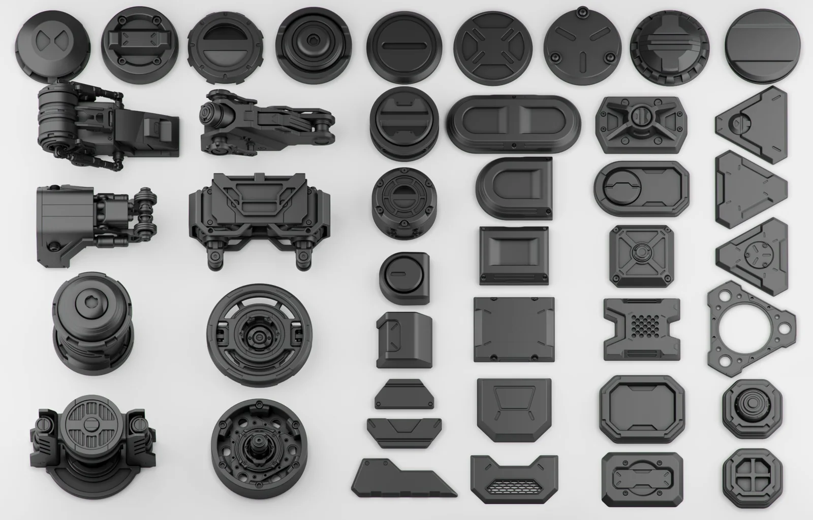 Hard Surface Kitbash Vol 1 screenshot 6