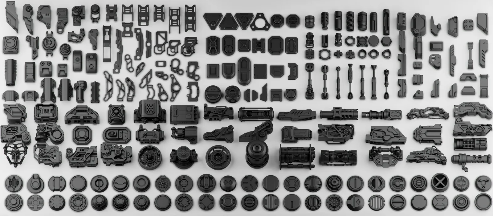 Hard Surface Kitbash Vol 1 screenshot 7