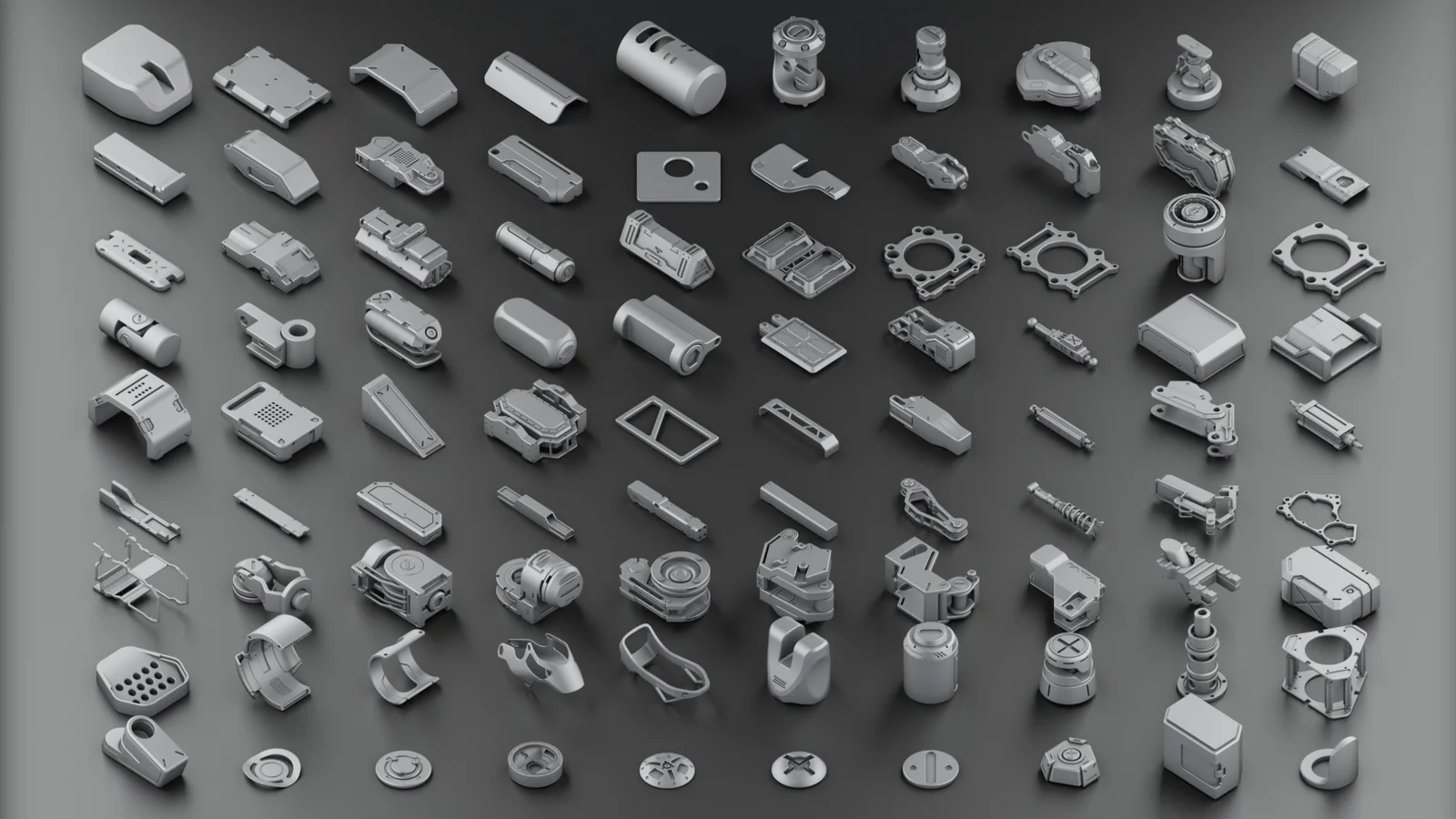 Hard Surface KitBash Vol 2 screenshot 2