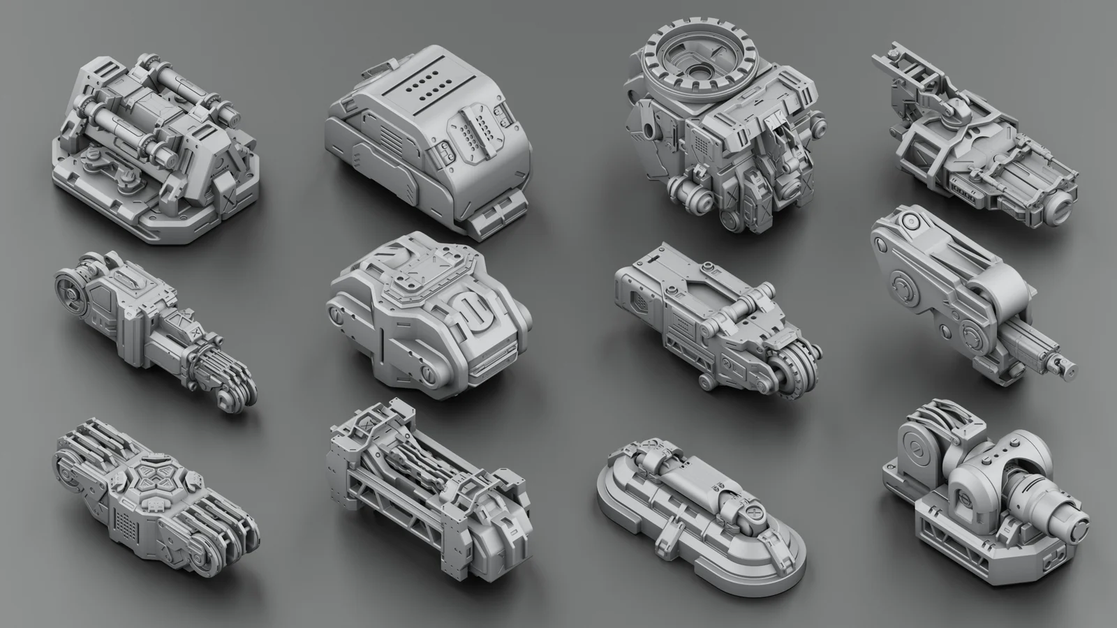 Hard Surface KitBash Vol 2 screenshot 3