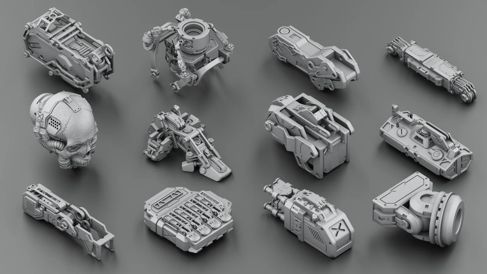 Hard Surface KitBash Vol 2 screenshot 4