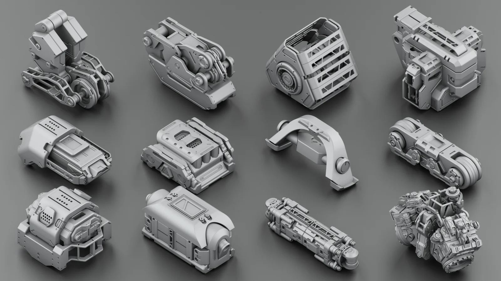 Hard Surface KitBash Vol 2 screenshot 5