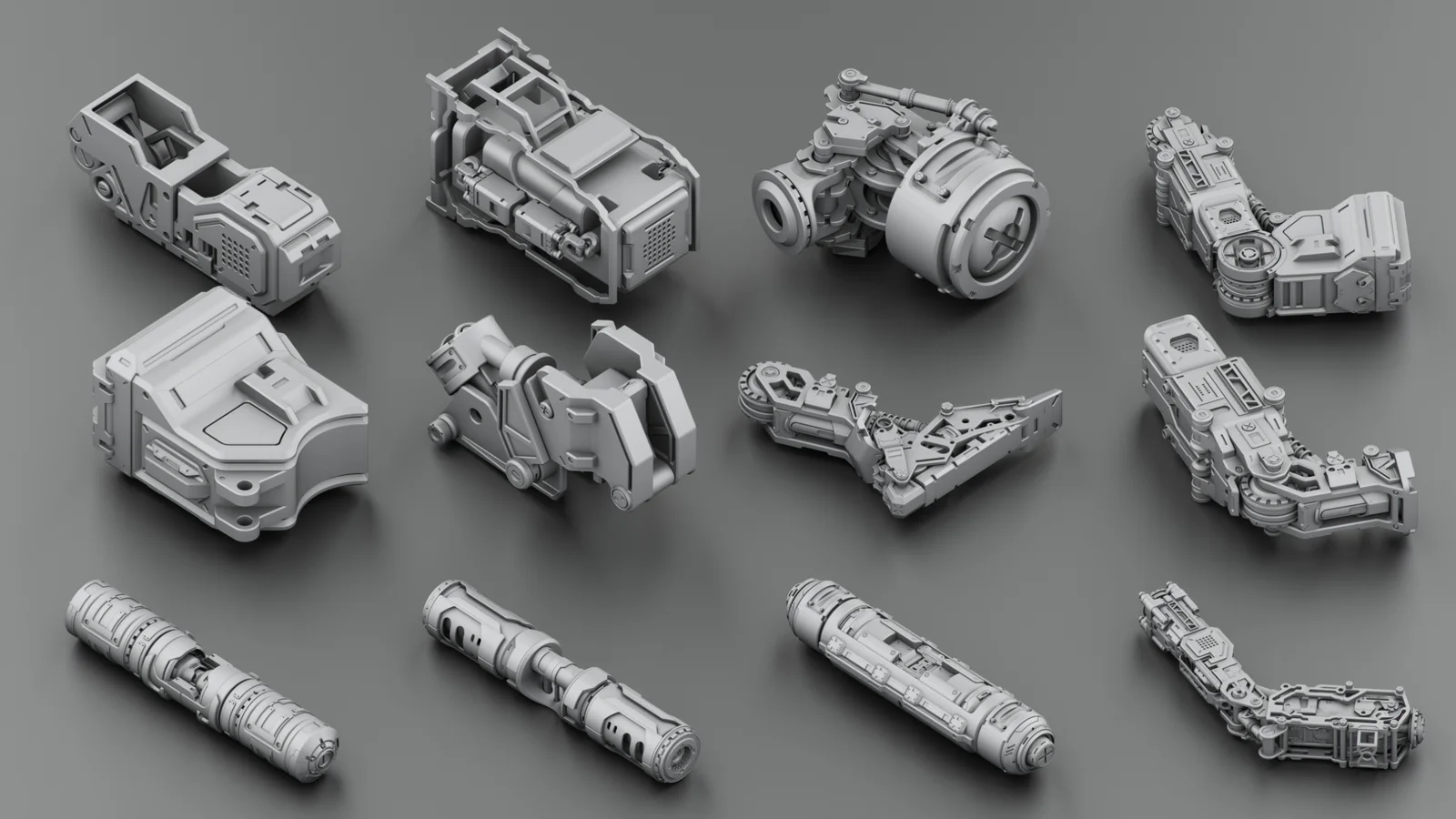 Hard Surface KitBash Vol 2 screenshot 6