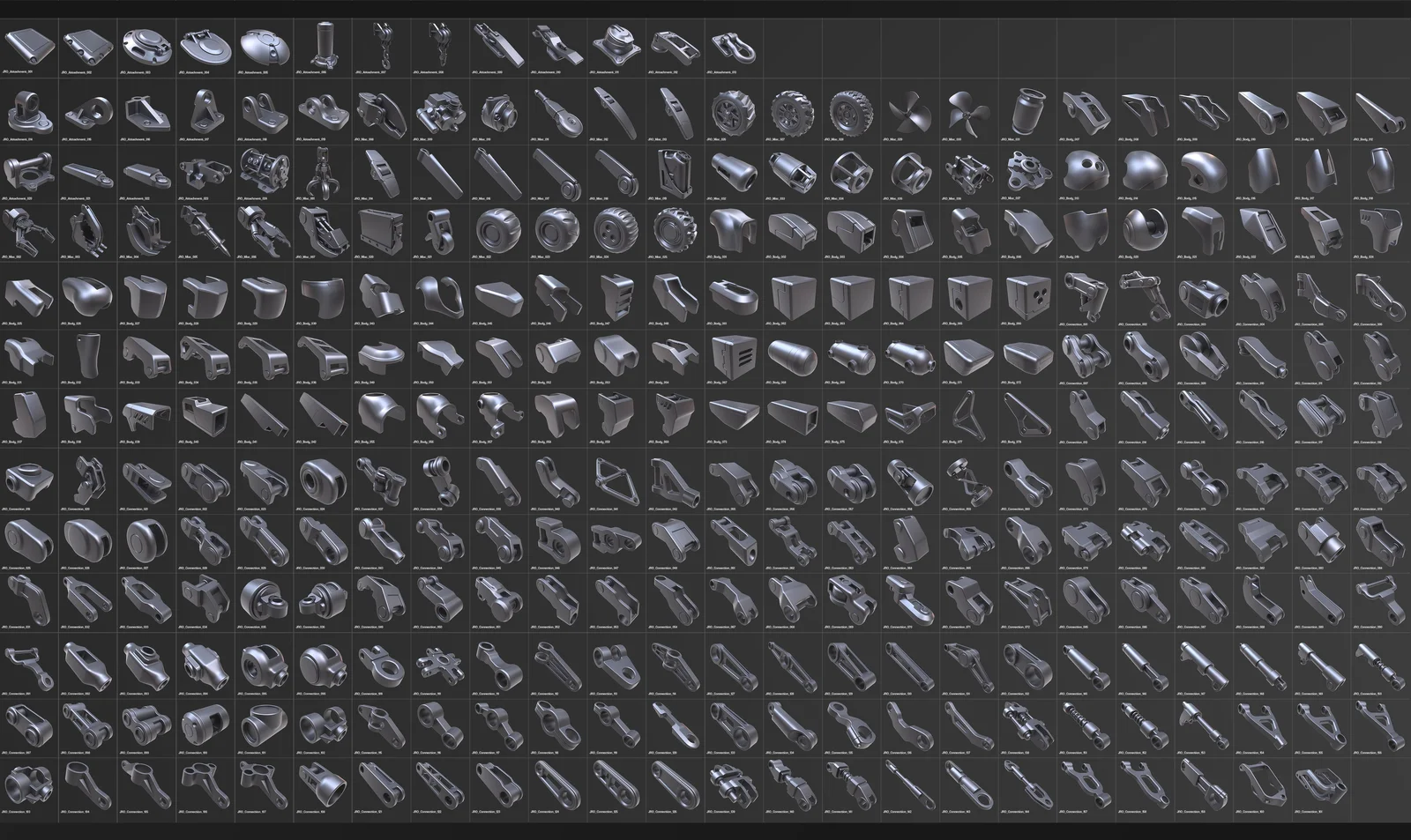 Hard-Surface Kitbash Vol. 1 screenshot 5