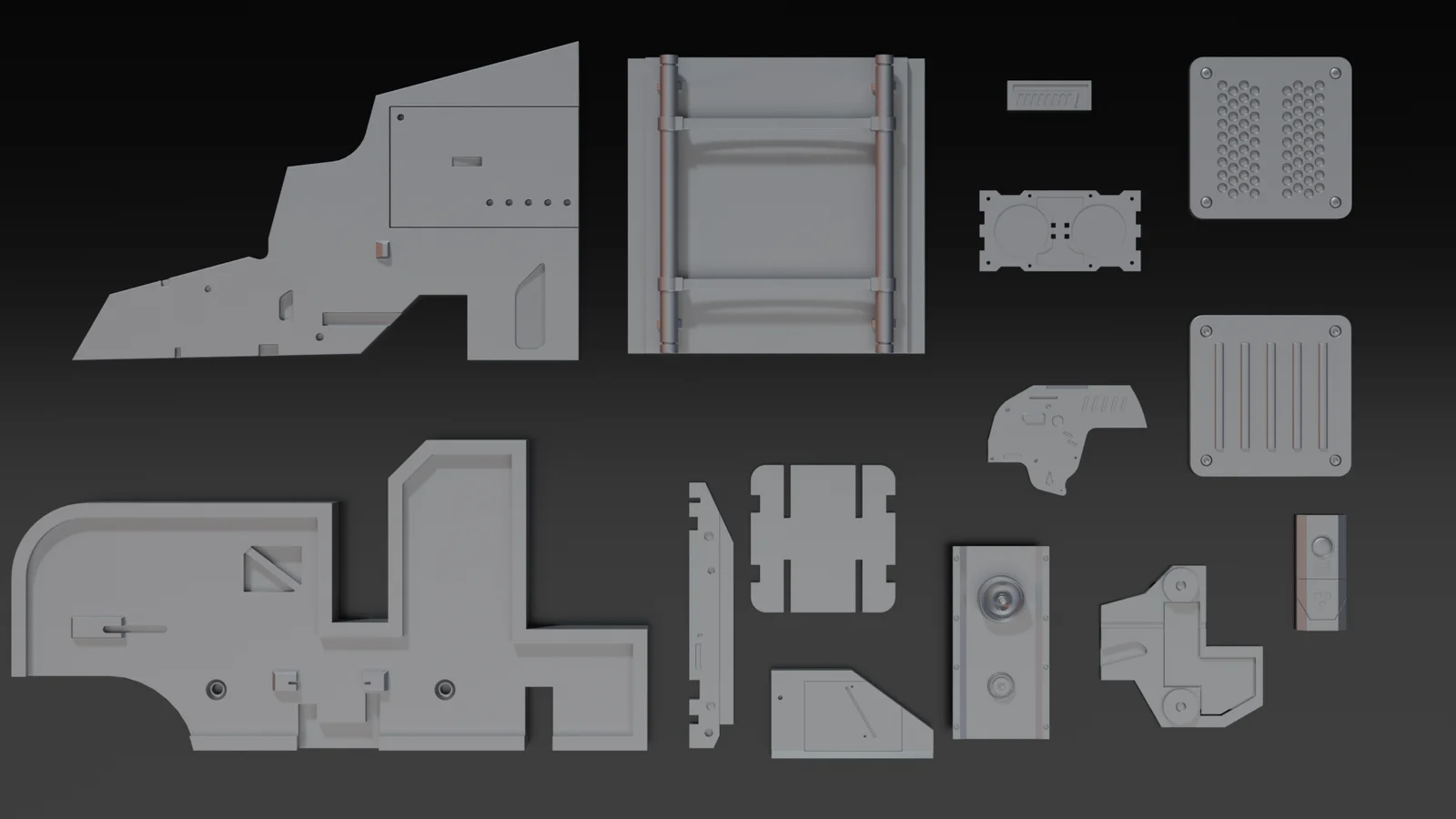 Hard Surface Kitbash Vol 2 screenshot 4