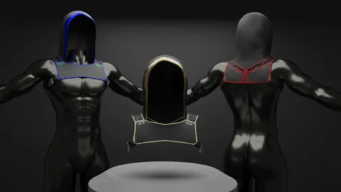 Harness Hood - Blender 3d models