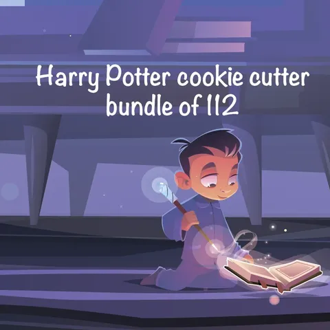 Harry Potter Cookie Cutters - Blender 3d models