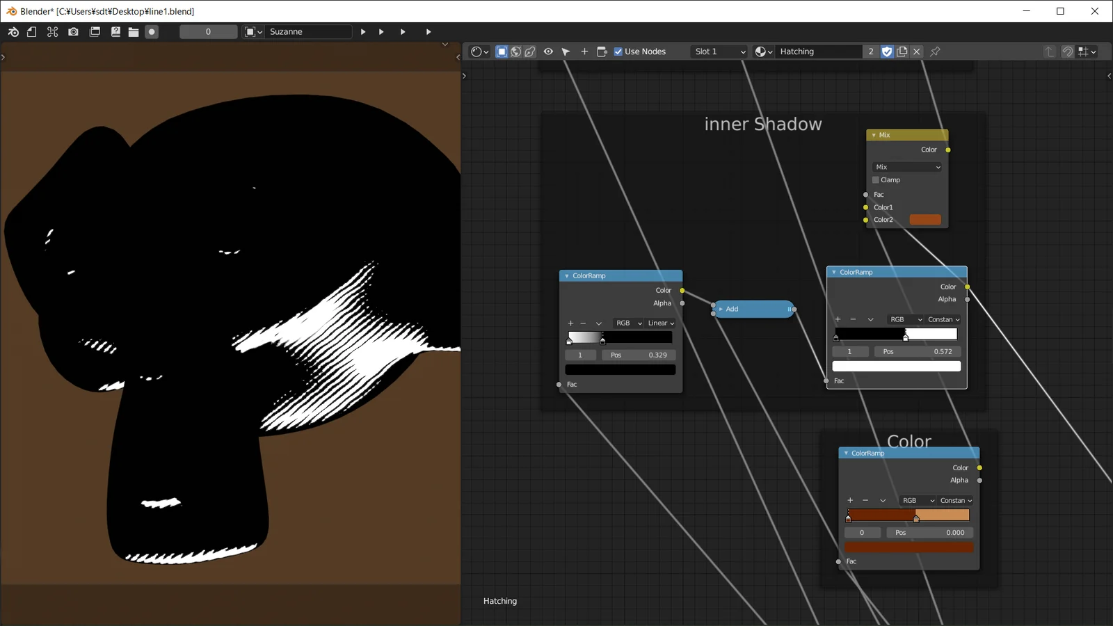 Hatching Shader screenshot 3