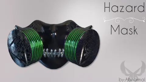 Hazard Toxic Mask - Blender 3d models