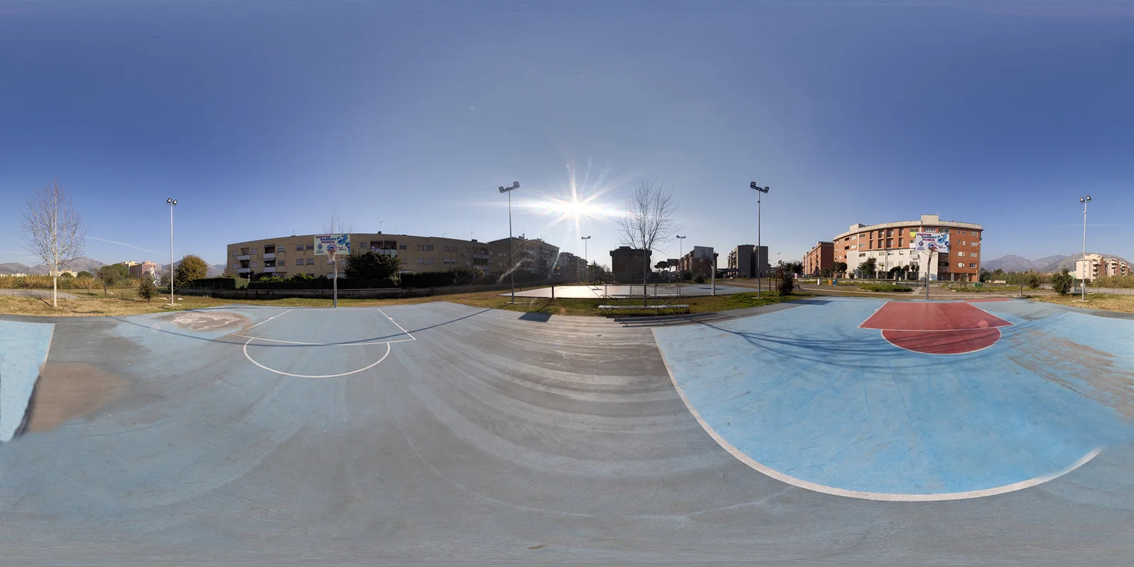Basket And Buildings HDRI screenshot 3