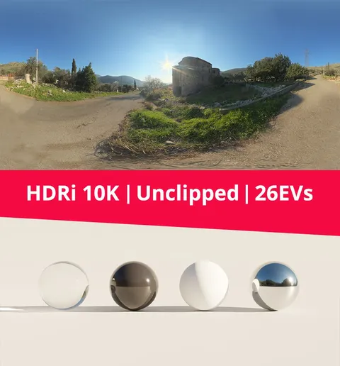 Castle, Road And Nature HDRI - Blender lighting & hdris