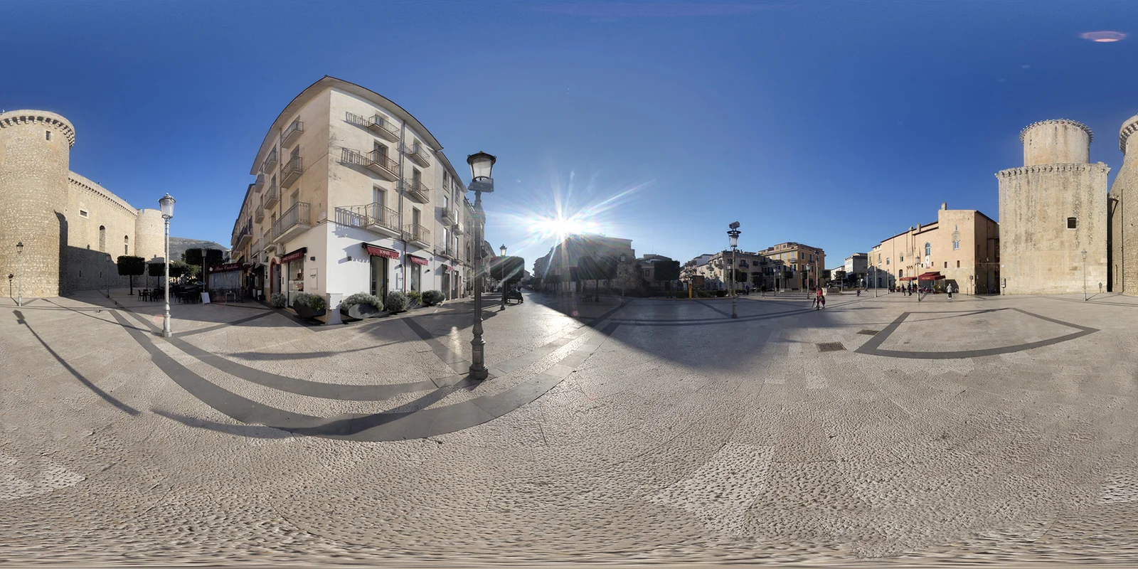 Castle Square And Sun HDRI screenshot 3
