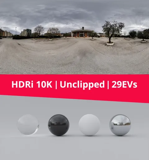 Church, Buildings and Street Art - Blender lighting & hdris