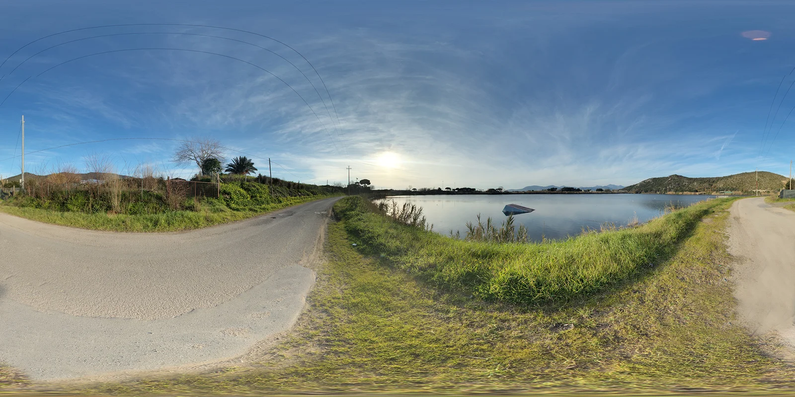 Lake and Road HDRI screenshot 3