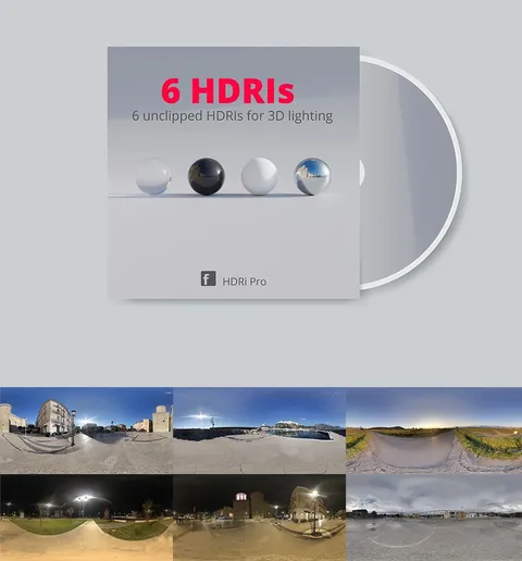 HDRi Package 02 - Blender lighting & hdris