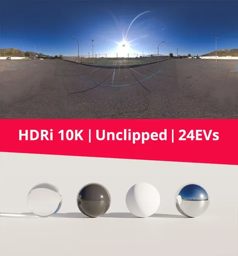 Parking And Soccer HDRI - Blender lighting & hdris