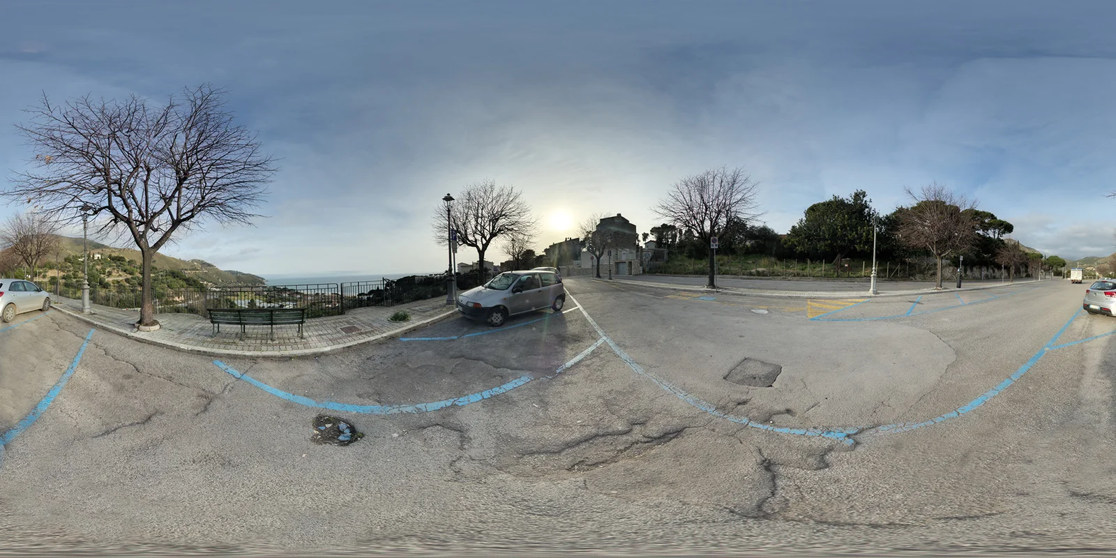 Parking, Landscape and Sunset HDRI screenshot 3