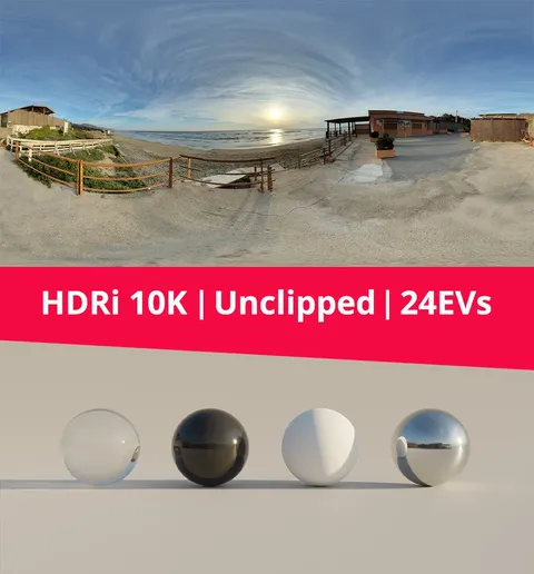 Sea and Sunset HDRI - Blender lighting & hdris