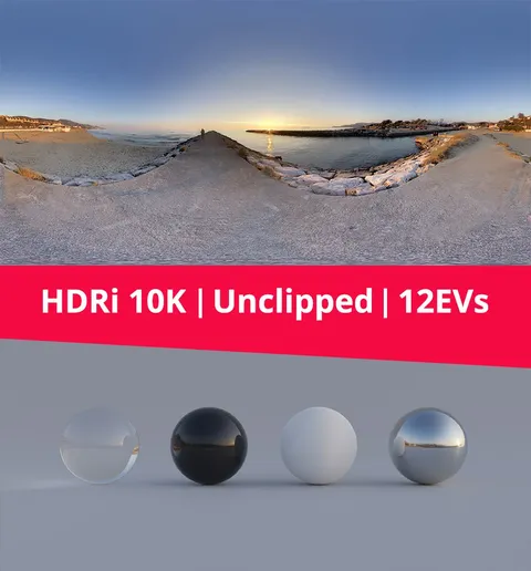 Sea And Sunset HDRI - Blender lighting & hdris