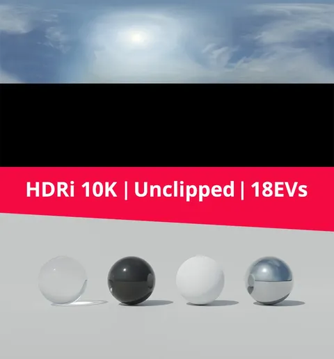 HDRi Sky 009 - Blender lighting & hdris