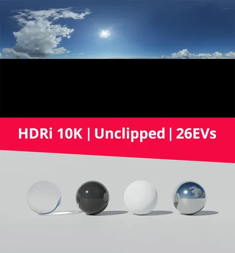 HDRi Sky 019 - Blender lighting & hdris