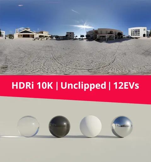 Square And Church HDRI - Blender lighting & hdris