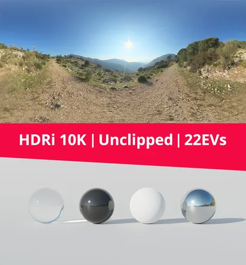 Trail Landscape HDRI - Blender lighting & hdris