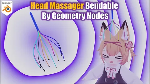 Head Massager - Blender geometry nodes