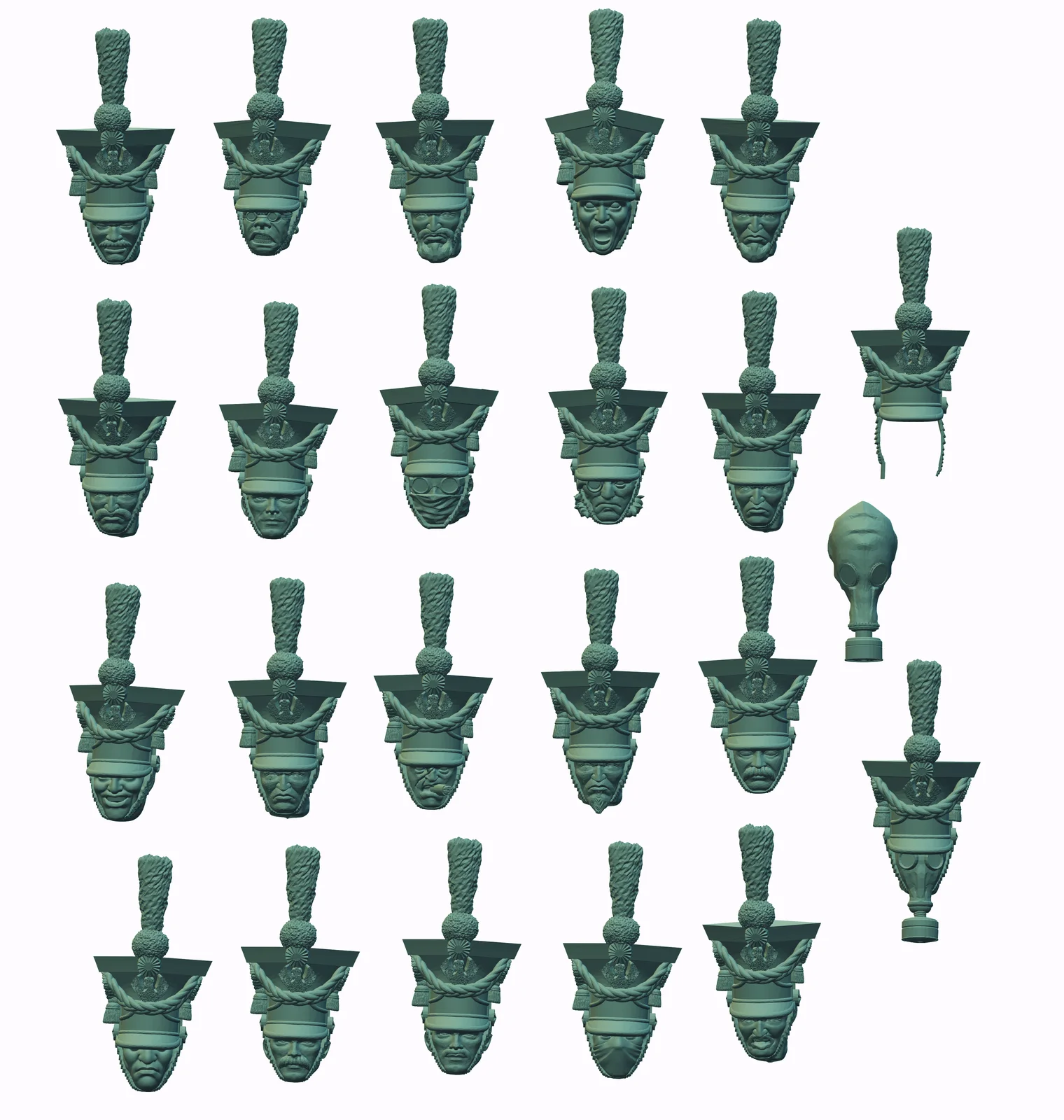 French Future Legion Heads screenshot 3