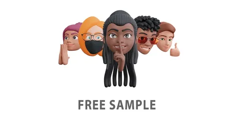 HEADZ Free Sample - Blender 3d models