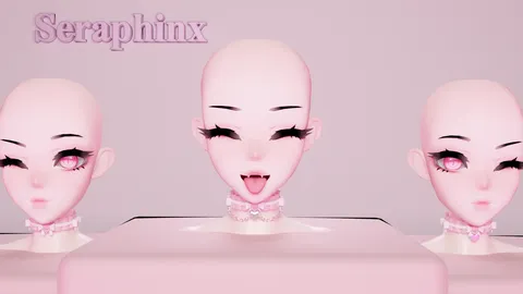 Heart Chain Choker - Blender 3d models