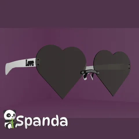 Heart Glasses - Blender 3d models