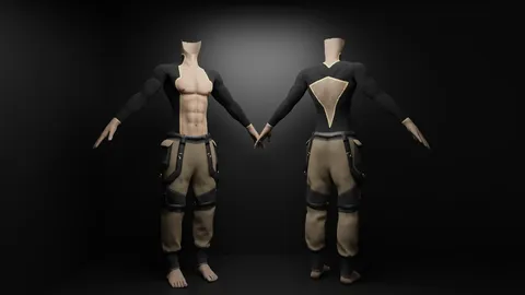 Hero Tactical Pants - Blender 3d models