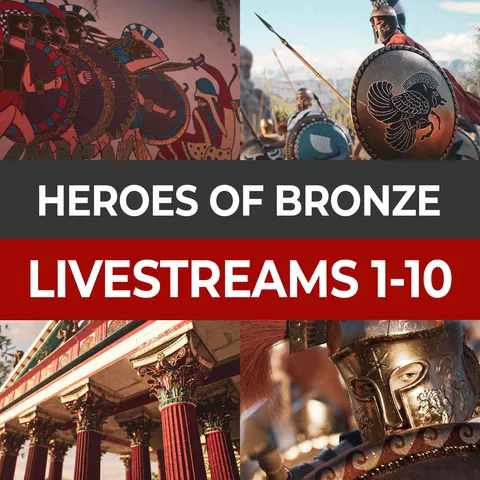 Heroes of Bronze Livestreams 1-10 - Blender tutorials & courses
