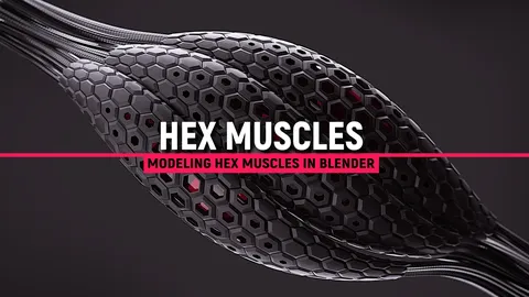 Hex Muscles Tutorial - Blender tutorials & courses