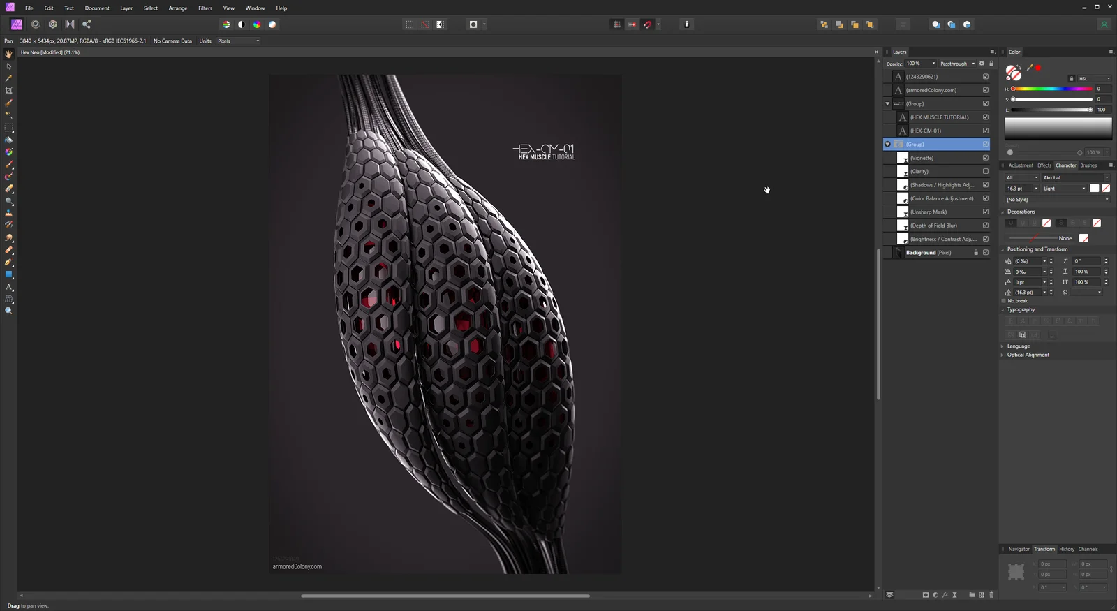 Hex Muscles Tutorial screenshot 8