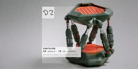 HEXES Mini Pack 02 - Blender textures & materials