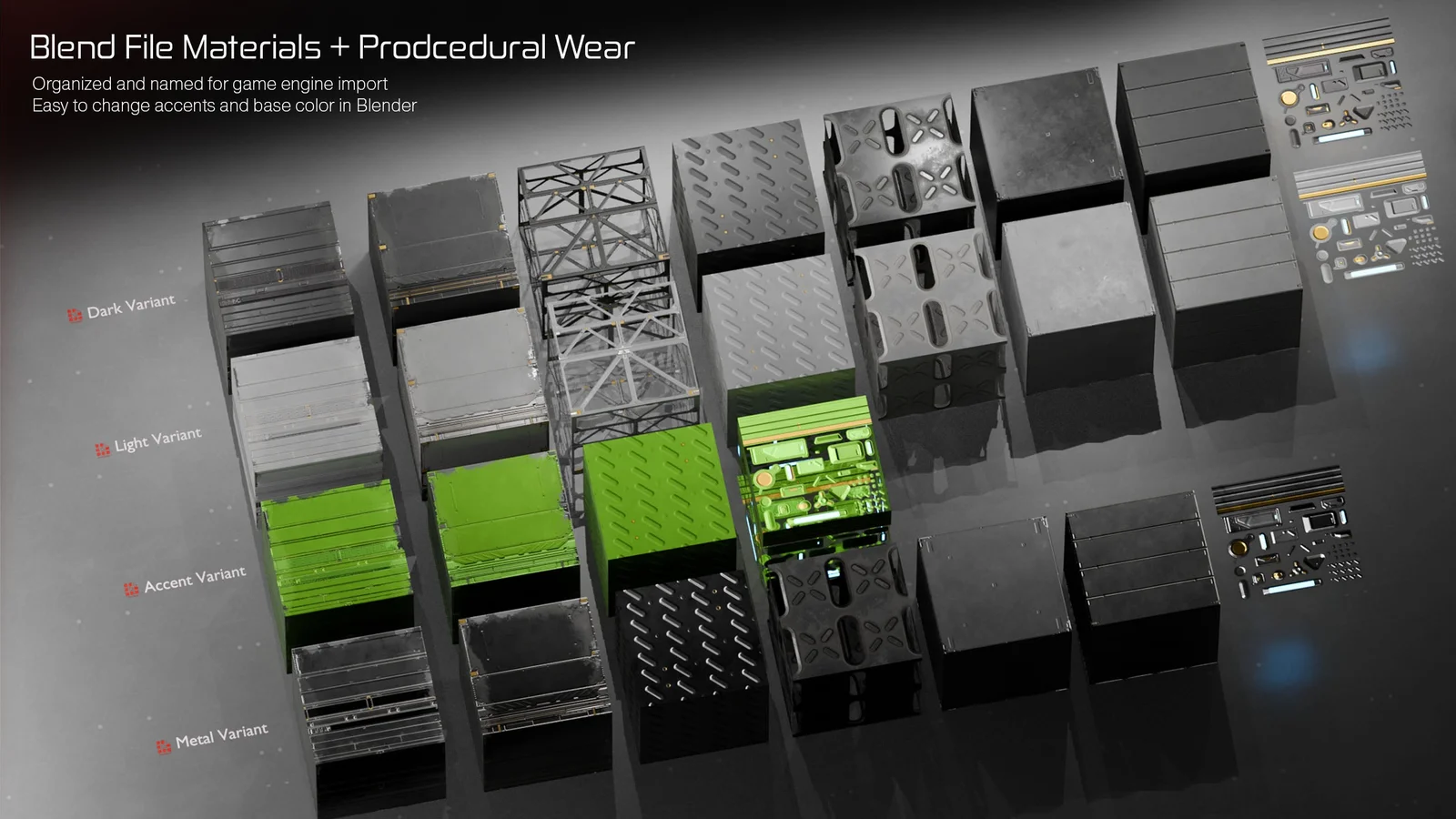 High Sci-Fi Trimsheet & Floater Set screenshot 3