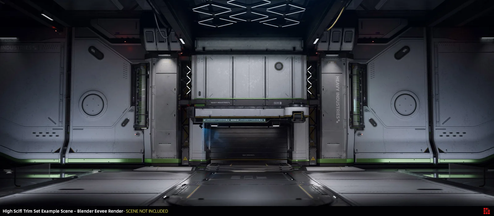 High Sci-Fi Trimsheet & Floater Set screenshot 4