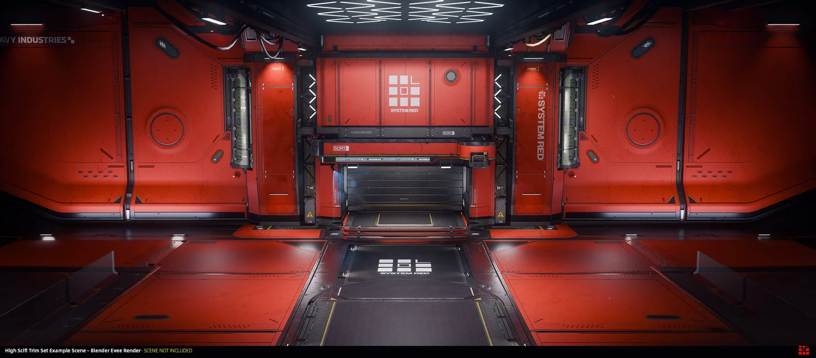 High Sci-Fi Trimsheet & Floater Set screenshot 6