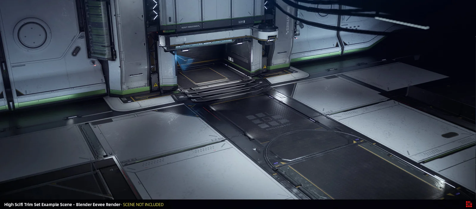 High Sci-Fi Trimsheet & Floater Set screenshot 8