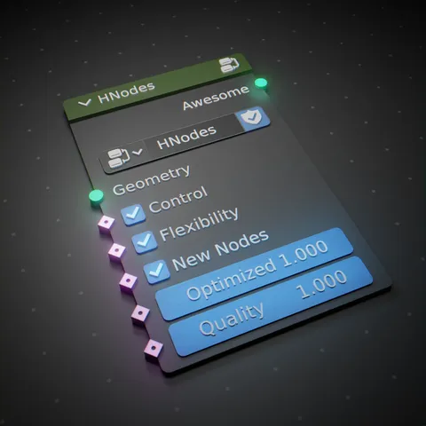 HNodes - Blender geometry nodes