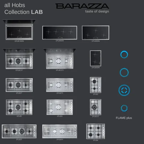 Barazza LAB Hobs - Blender 3d models