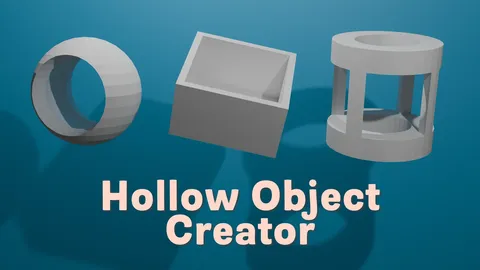 Hollow Object Creator - Blender addons