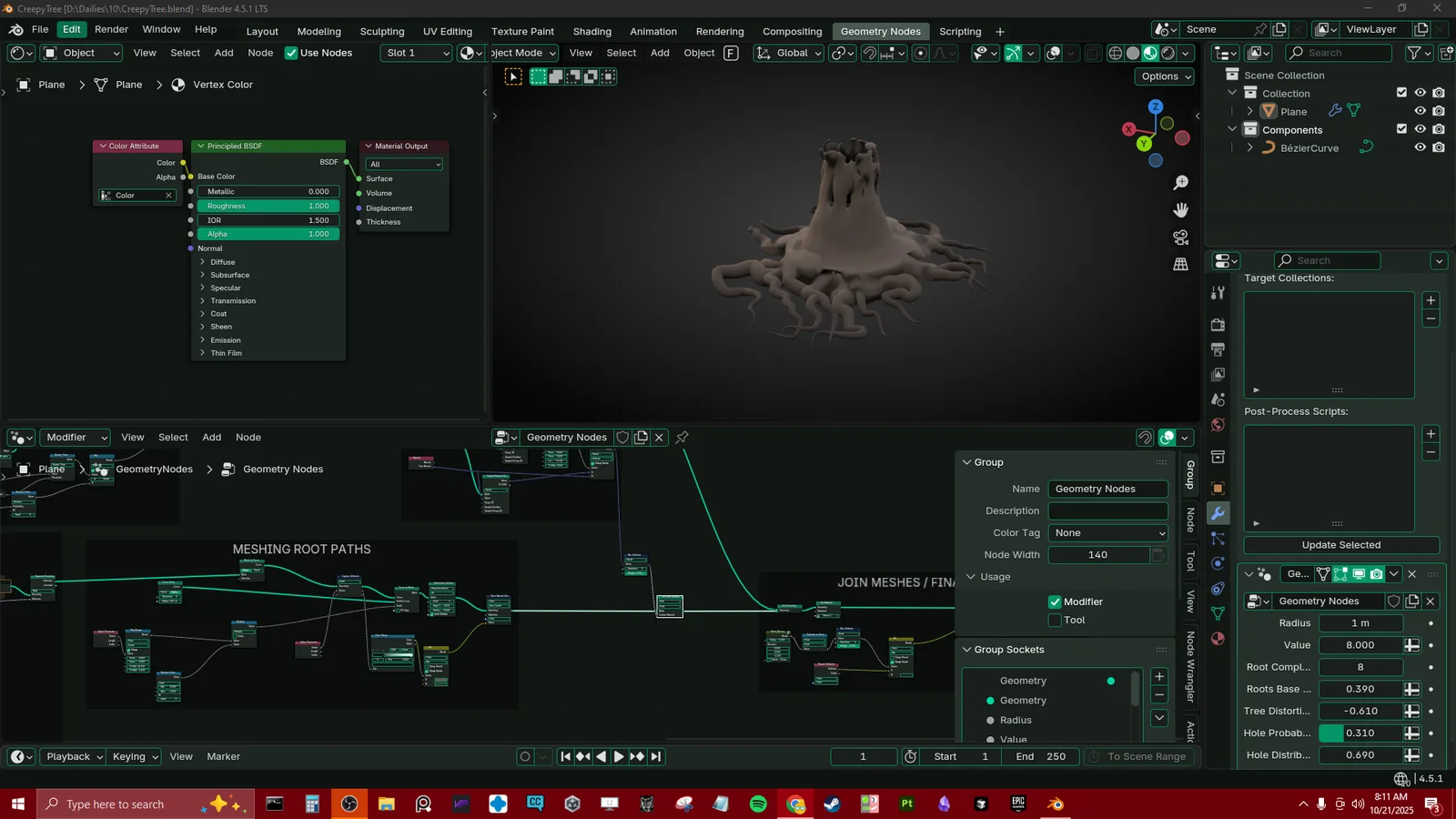 Hollow Tree Generator screenshot 2