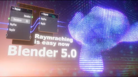 Hologram Raymarching Shader - Blender shaders